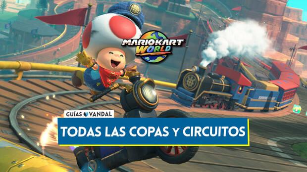 Guía de Mario Kart World - Todas las Copas y circuitos y cómo desbloquearlas