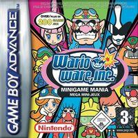 Portada oficial de Wario Ware: Minigame Mania para Game Boy Advance