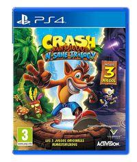 Portada oficial de Crash Bandicoot N. Sane Trilogy para PS4